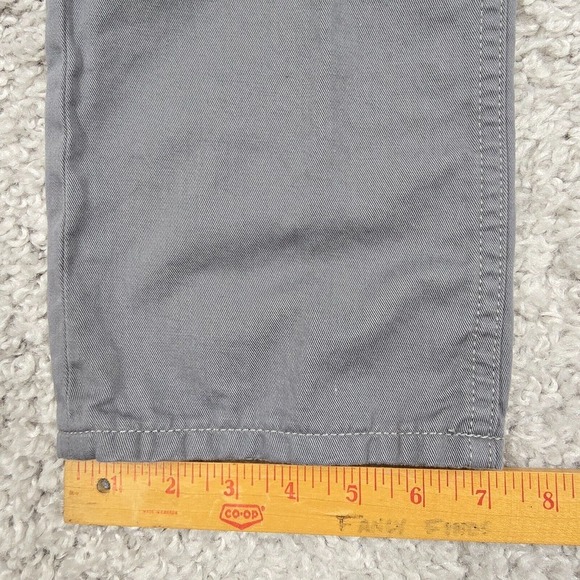 Gustin Pants Men 33 (Fits 30x32) Gray Straight Button Fly Twill Five Pocket READ - Picture 14 of 15
